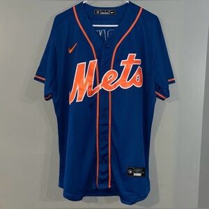 New York Mets Pete Alonso #20 Blue Alternate Nike MLB Authentic Baseball Jersey